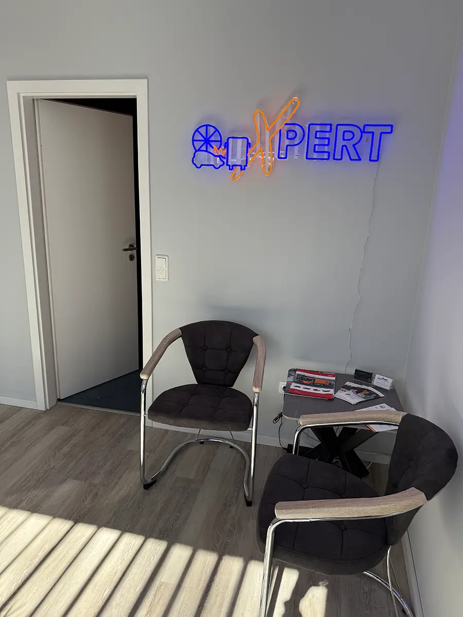 Wartebereich im Xpert Sachverständigenbüro